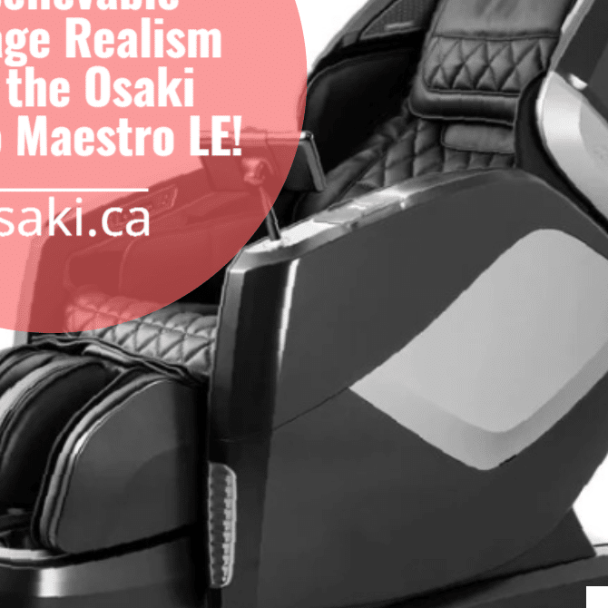 Elevate Your Wellness Journey with the Osaki OS-Pro Maestro LE Massage Chair