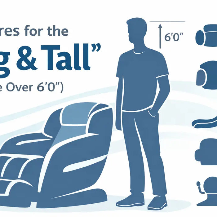 5 Massage Chair Features for the "Big and Tall" (If You’re Over 6'0")