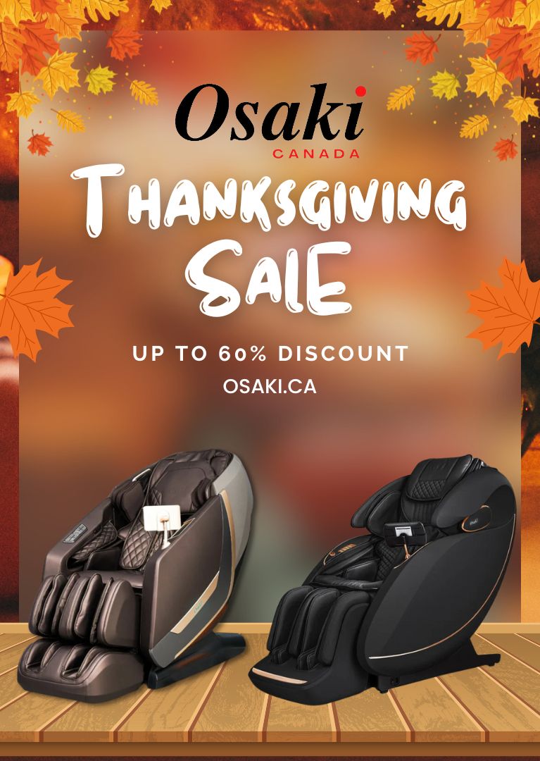 Thanksgiving Sale on Massage Chairs